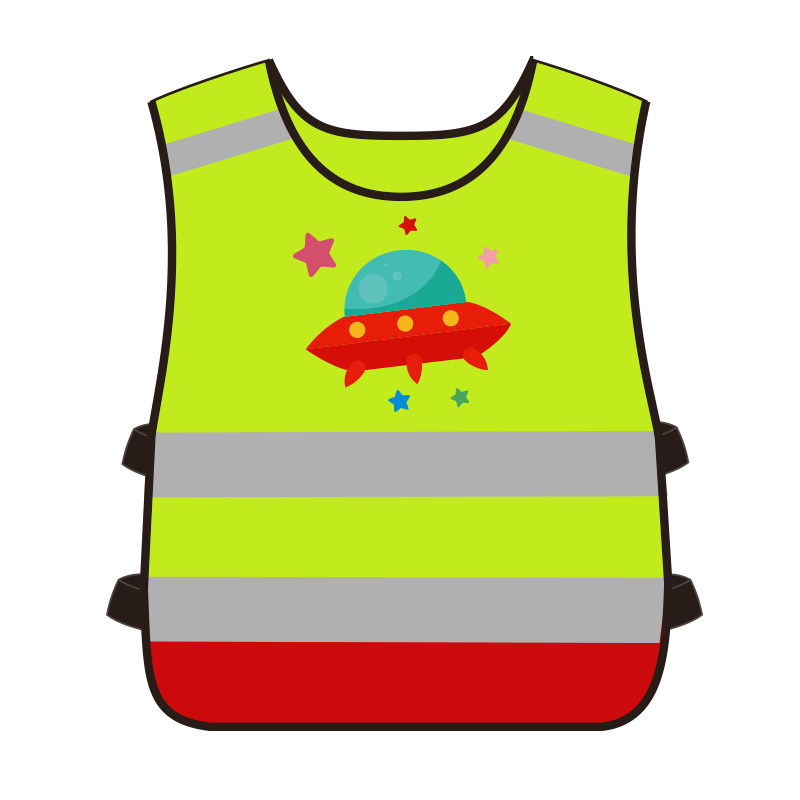 Kids School Vest Yellow Fluore - Kids Outdoor Vest 리뷰 및 가격