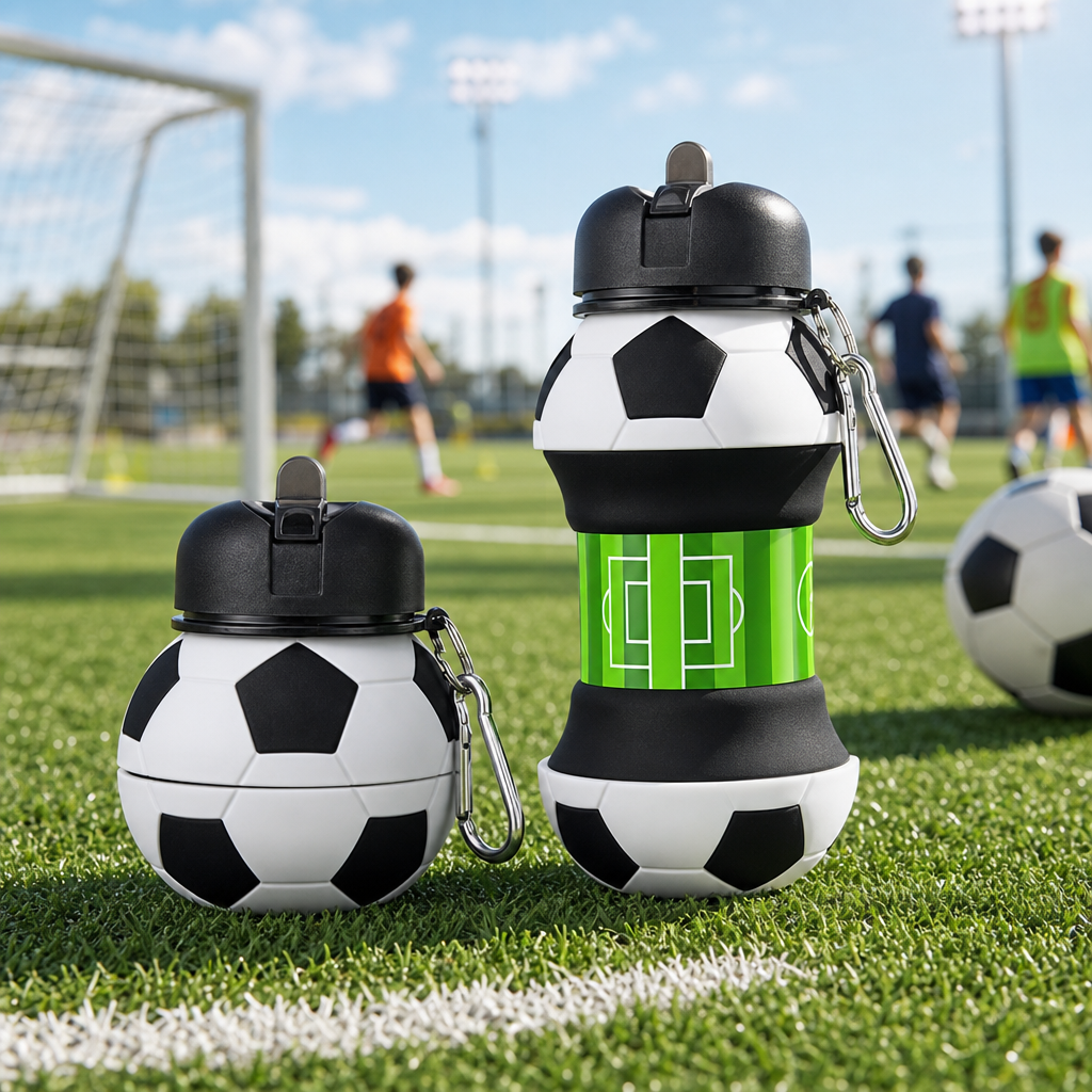 550ml Foldable Football Water  - Outdoor Kid Friendly 리뷰 및 가격