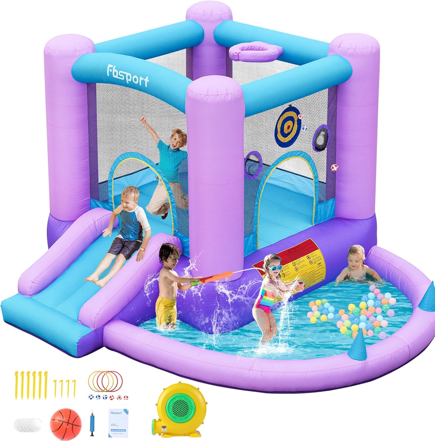 Inflatable Bounce House for Ki - Kids Outdoor Ball 리뷰 및 가격