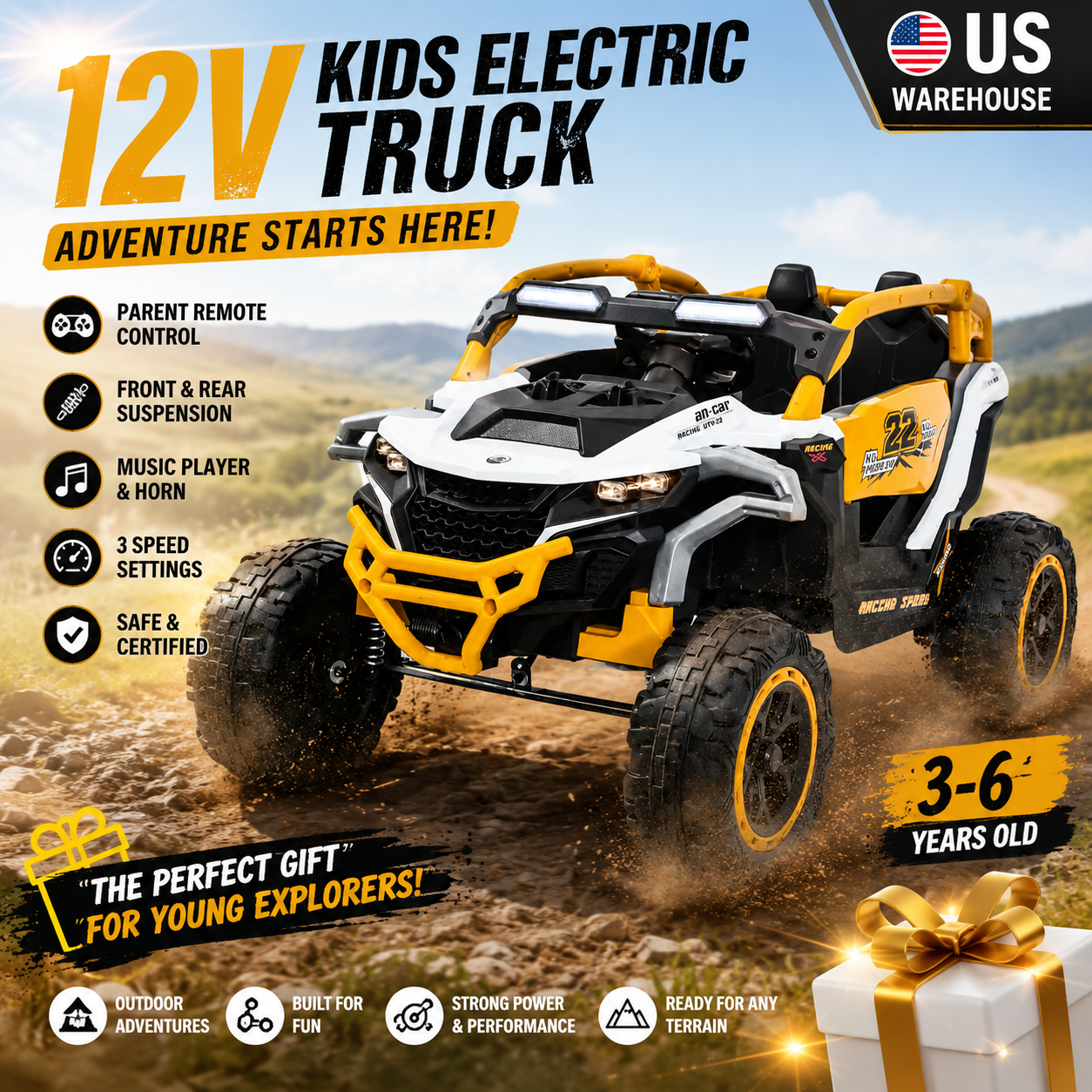 12V Kids Electric Truck Ride o - Ride On Toy Car 리뷰 및 가격