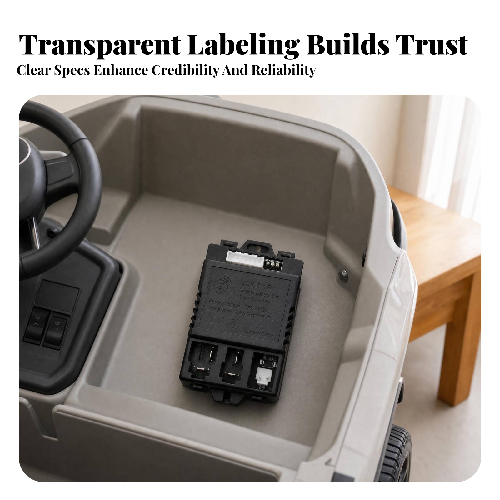 Electric Car Wireless Receiver - Ride On Toy Car 리뷰 및 가격