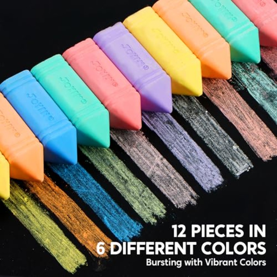 12 PCS Jumbo Sidewalk Chalk wi - Chalk Outdoor Jumbo 리뷰 및 가격